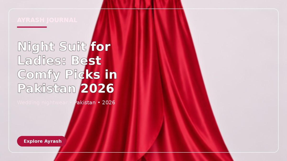 Night Suit for Ladies: Best Comfy Picks in Pakistan 2026